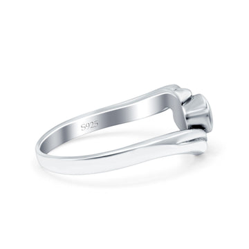 Accent Fashion Bali Design Oval Twisted Band Vintage Wedding Engagement Ring Solid Lab Created White Opal 925 Sterling Silver